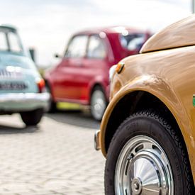 Oude Fiat 500'tjes van Dave Bijl