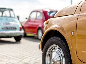 Oude Fiat 500'tjes van Dave Bijl