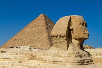 The pyramids of Giza in Egypt by Roland Brack