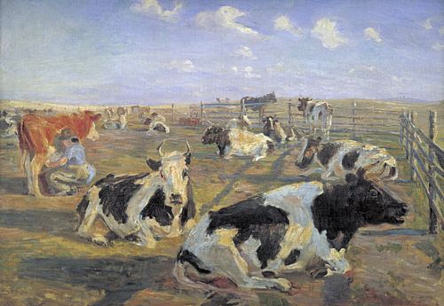 De melkplaats bij Meilgård, Theodor Philipsen