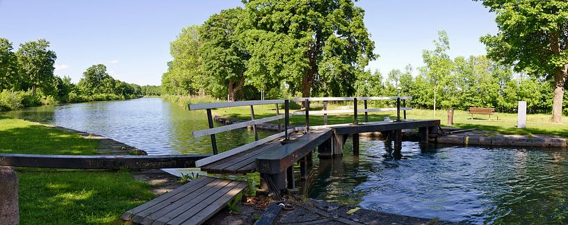 Canal de Göta en Suède par Leopold Brix