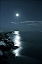 la Luna - Der Mond über der venezianischen Küste von Jasper van de Gein Photography Miniaturansicht