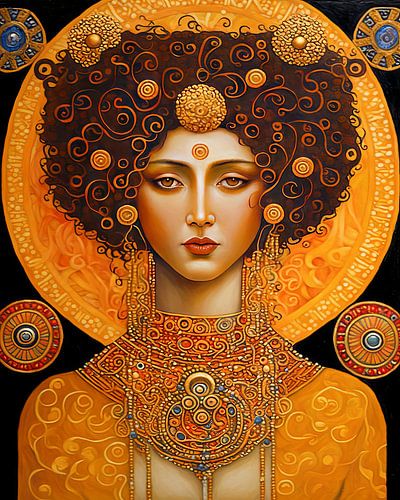 Surya digitale schilderij.