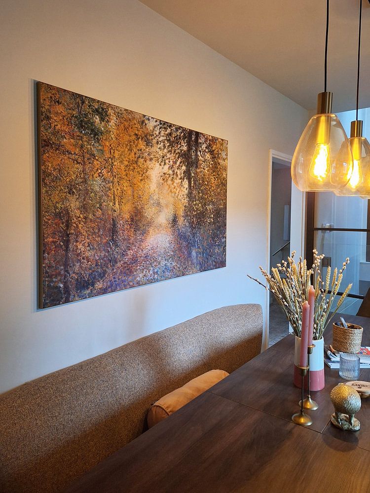 In the Woods, Pierre-Auguste Renoir - Wide version  by Masters Revisited 