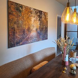 Customer photo: In the Woods, Pierre-Auguste Renoir - Wide version by Masters Revisited, on ArtFrame