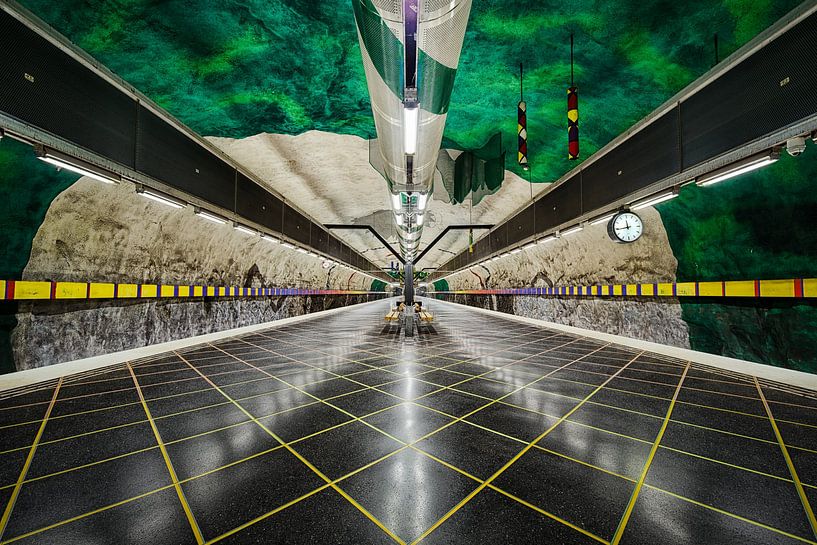 Station de métro à Stockholm par Michael Abid