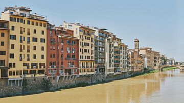 Florence with view of the Ponte Santa Trinita by eric van der eijk