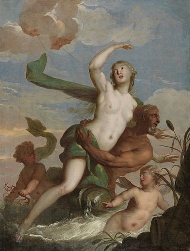 Neptunus en Amphitrite, Mattheus Terwesten