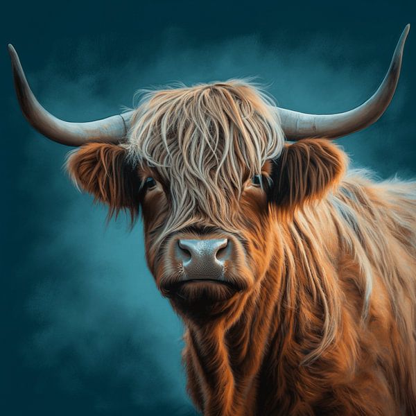 Eternal Horns: The Power of the Scottish Highlander by AIstatic