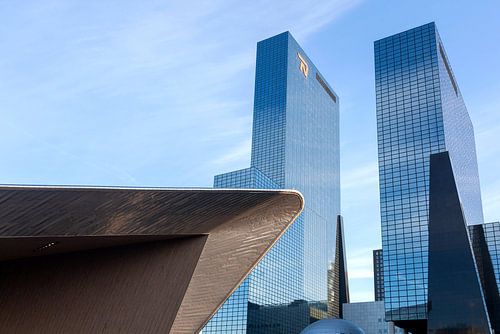 Station Rotterdam centraal met NN gebouw