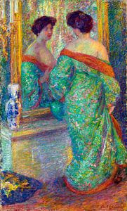 Lady Reflected in Mirror, Carl Newman