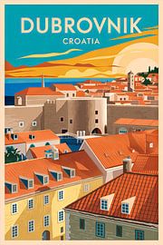 Dubrovnik, Croatia by Poster Art Shop