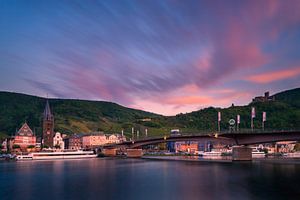 Sonnenuntergang in Bernkastel-Kues, Rheinland Pfalz