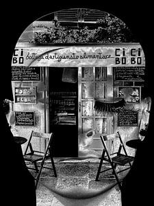 À l'intérieur du restaurant sur Gabi Hampe