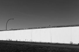 Berlijnse muur (zwart-wit) van Frank Herrmann