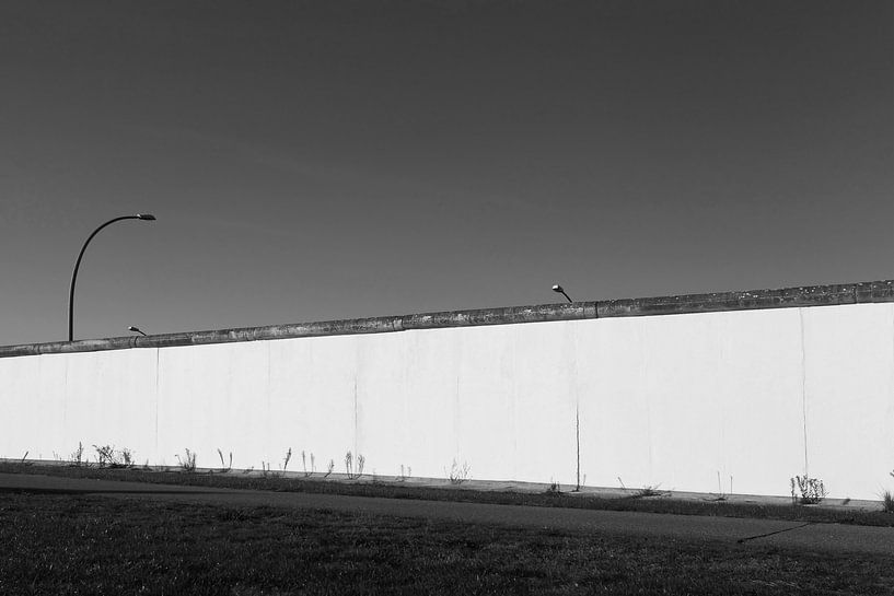 Berlijnse muur (zwart-wit) van Frank Herrmann