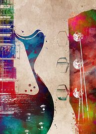 Guitar 3 music art #guitar #music by JBJart Justyna Jaszke