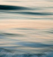avondlicht op zee
