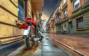 Simson im Regen