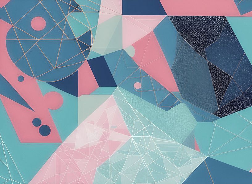 Géométrie pastel par Niek Traas