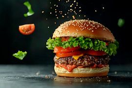 Burger joy by Poster Art Shop