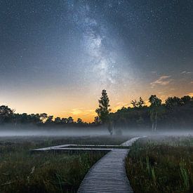 Milky Way above the Dutch Veluwe by Jarno Boks