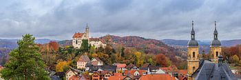Panorama von Gößweinstein im Herbst