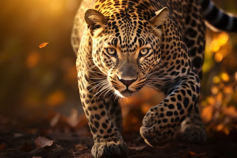 Leopard Afrika von PIX on the wall