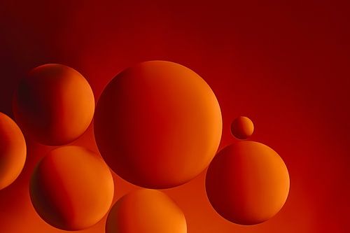 Druppels in water