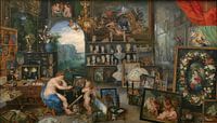 Die fünf Sinne: Sehen, Jan Brueghel der Ältere und Peter Paul Rubens von Meesterlijcke Meesters Miniaturansicht