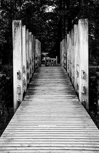 Burg in Bos, schwarz-weiß