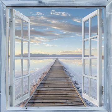 Offenes Fenster zur Weite von Poster Art Shop