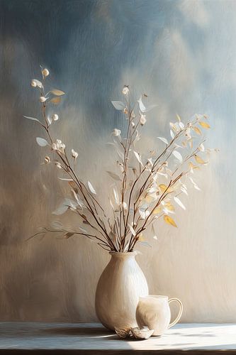 Fleurs séchées dans une lumière chaude n°3