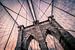 Le pont de Brooklyn en teintes douces sur Bert Nijholt