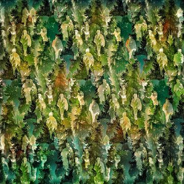 Sieht den Wald vor lauter Bäumen nicht von Ruben van Gogh - smartphoneart