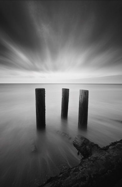 Ästhetik am Strand von fernlichtsicht