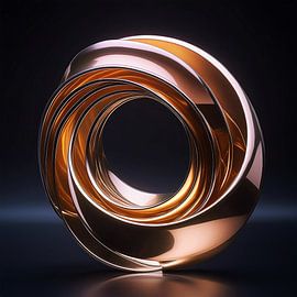 Glasmal met patroon
