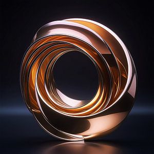 Glas Form mit Muster