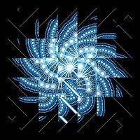 Fraktal in blau #2