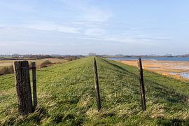 The dike along the Grevelingen by Tim van den Berg