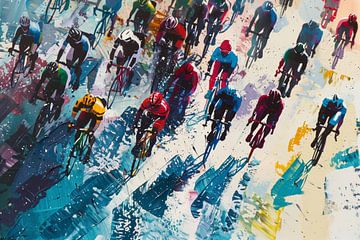 In het hart van het peloton