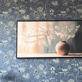 Kundenfoto: Zen und die Kunst des Aufblühens von Studio BB, auf Leinwand
