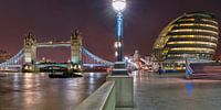 London Bridge and City Hall von Bob de Bruin Miniaturansicht