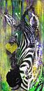 Zebra Liefde van Kathleen Artist Fine Art thumbnail