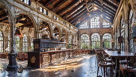Lost Places koffiebar met twee verdiepingen
