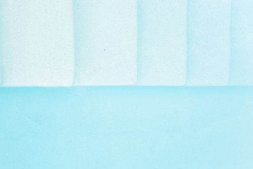 blauwtinten - minimalistische zwembad vibes - zomergevoel in Mexico