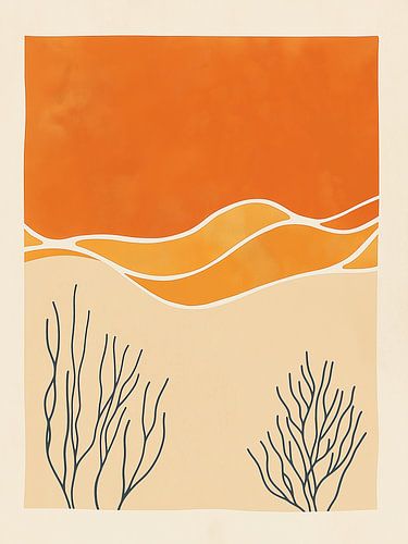 Modern Abstract Landschap IV