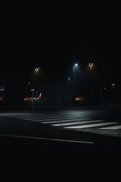 Berlin Brandenburg Airport by night by Lorenz Groche