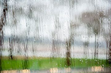 Rain against the window by Mariska Hanegraaf
