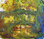 Japanische Brücke im Garten von Giverny, Claude Monet von Meisterhafte Meister Miniaturansicht